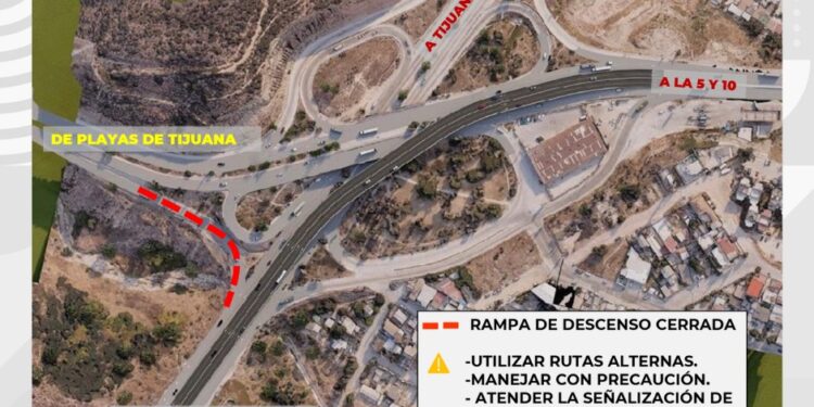 Anuncian cierres temporales en rampa de descenso en el nodo Morelos