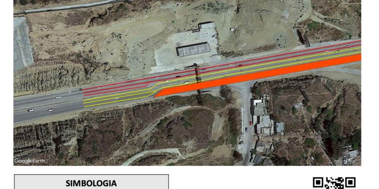 Carretera a Playas de Tijuana será cerrada parcialmente por obras