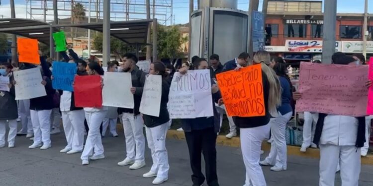 Realizan pagos al personal de enfermería del Hospital General de Tijuana