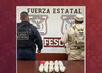 Decomisan 5 kilos de metanfetamina abandonada en vehículo chatarra