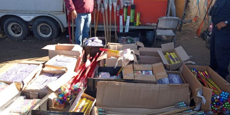 Dos toneladas de pirotecnia fueron decomisadas durante el operativo “Navidad en Orden”