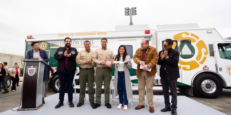 Protección Civil Tijuana cuenta con un nuevo Centro de Operaciones Móvil