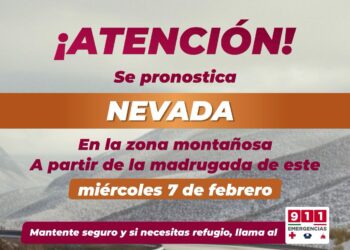 Pronostican nevadas en la Rumorosa este miércoles