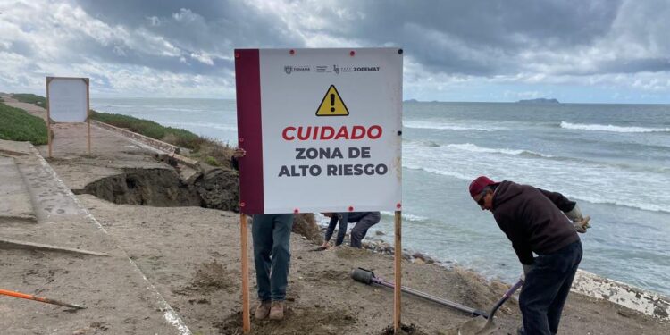 Deslave en el Andador de Playas de Tijuana Obliga al Cierre Temporal por Motivos de Seguridad