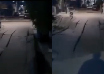 Calle colapsa en la colonia Buenavista