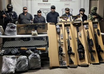 Fuerza Estatal decomisó un arsenal en el Valle de Mexicali
