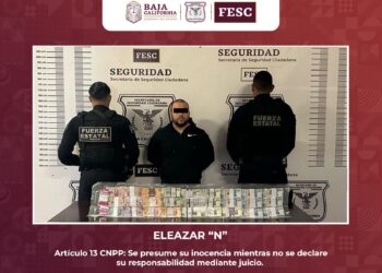 Detienen a hombre con 419 mil pesos, no logró comprobar el origen del dinero