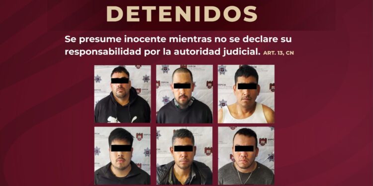 Confirman la detención de siete sujetos tras tiroteo en Rincón Toscano