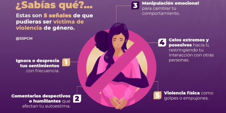 Cinco señales claras de que pudieras ser víctima de violencia de género