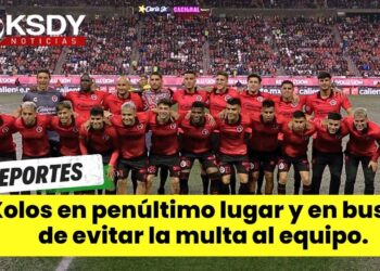 Xolos en penúltimo lugar y en busca de evitar la multa al equipo.