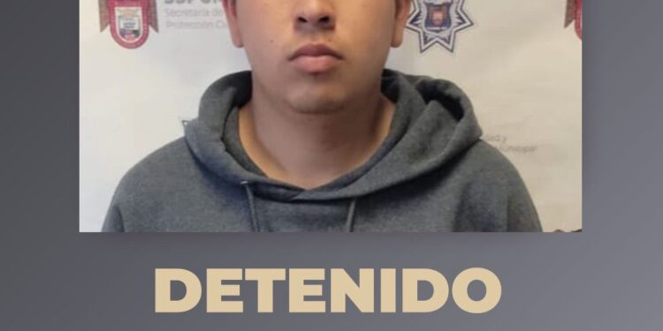 Detienen a joven tras robar una tienda de abarrotes