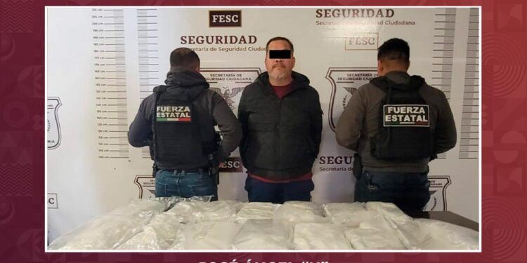 Decomisan en Tijuana 23 kilos de metanfetamina