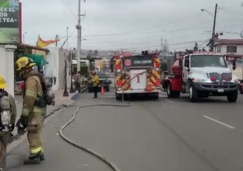 Evacuan centro comercial por fuga de gas en la colonia Cacho