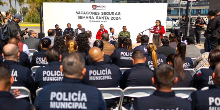 Arranca operativo “Vacaciones Seguras Semana Santa 2024” en Tijuana