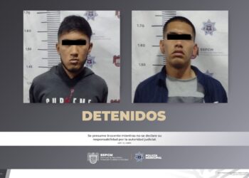 Detienen a célula delictiva integrada por dos menores y dos jóvenes