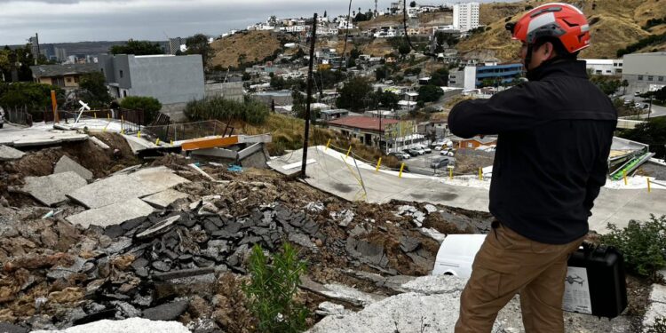 Inspecciona Protección Civil 53 zonas de riesgo y un deslizamiento activo