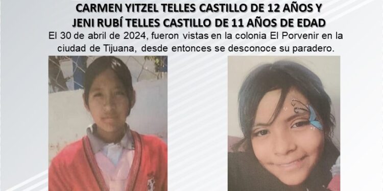 Buscan a hermanas desaparecidas en Tijuana