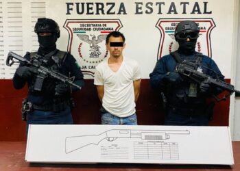 Decomisan fusil de asalto en La Rumorosa