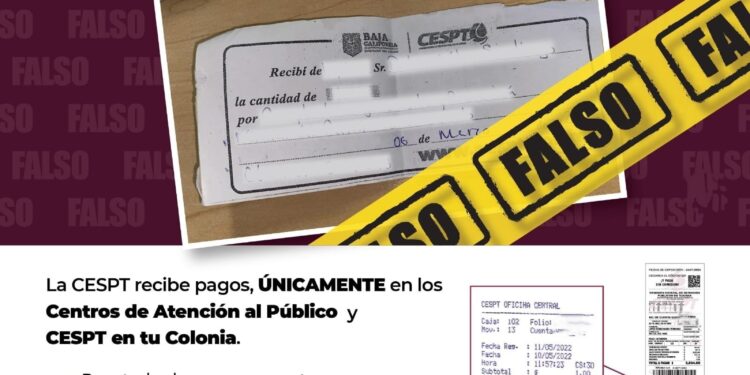 CESPT advierte sobre cobradores falsos