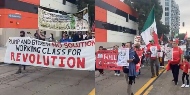 Trabajadores de San Diego marcharon por mejores condiciones laborales