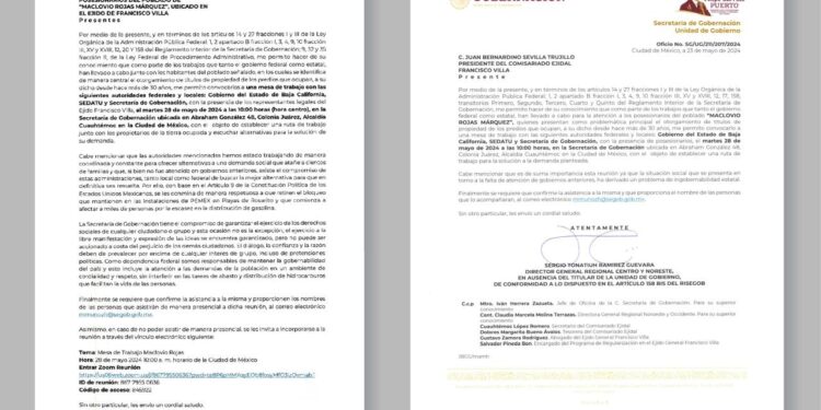 Convoca Segob a vecinos de Maclovio Rojas, pero no aceptan reunirse para una mesa de soluciones