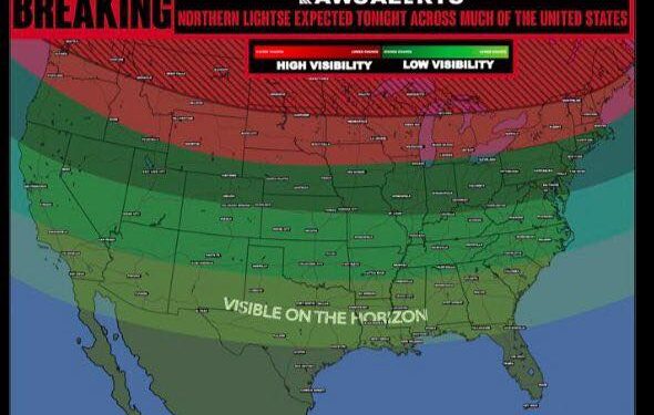 Pronostican posible aurora boreal en Baja California