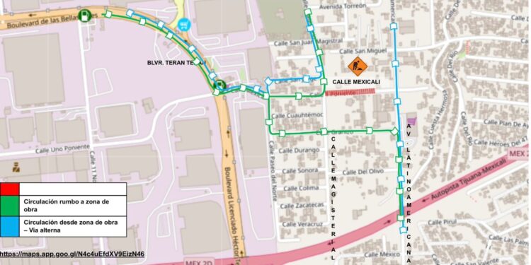 Anuncian cierre de vialidad por obra de pavimentación en Otay Centenario