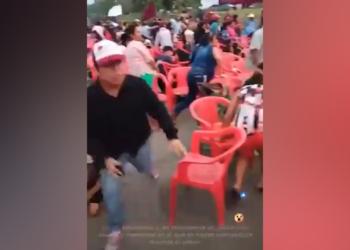 Reportan tiroteo en cierre de campaña de candidata de Morena en Oaxaca