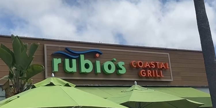 Cerraran mas de 48 restaurantes de Rubio’s en California entre ellos más de 12 en San Diego