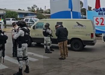 Intentan robar un camión de valores en Tijuana