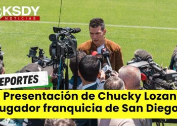 Presentación de Chucky Lozano jugador franquicia de San Diego Fc.