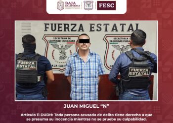Detienen en Mexicali a hombre buscado por tráfico de drogas en Estados Unidos es detenido