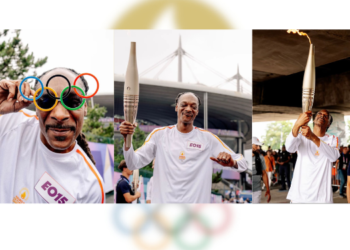 Snoop Dogg lleva la antorcha de los Juegos de París