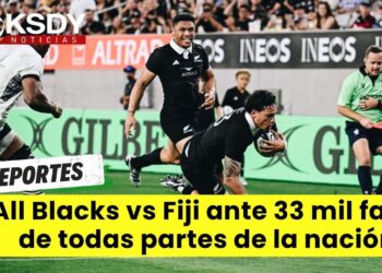 All Blacks vs Fiji Rugby ante 33 mil fans de todas partes de la nación en Snapdragon Stadium.