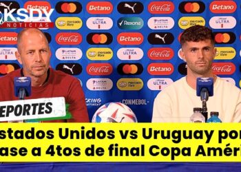 Estados Unidos vs Uruguay por el pase a 4tos de final Copa América.
