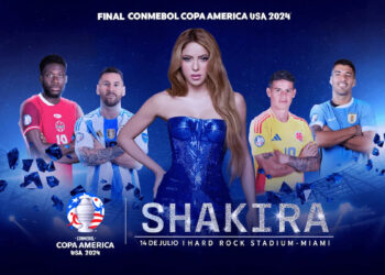 Shakira se presentará en la final de la CONMEBOL Copa América USA 2024