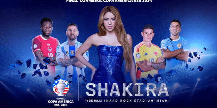 Shakira se presentará en la final de la CONMEBOL Copa América USA 2024