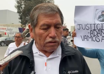Exigen justicia por Adán Morales; policía penitenciario asesinado por un elemento de la Guardia Nacional