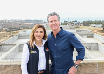 Gavin Newsom y Marina del pilar