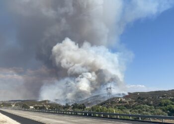 El incendio ”Posta 3” en Campo sigue provocando evacuaciones en el área