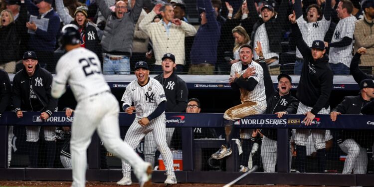 ¡Yankees respira! Aplasta a Dodgers 11-4 en entrada explosiva