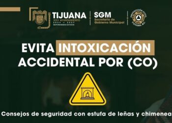 Protección Civil Tijuana emite recomendaciones para prevenir intoxicación por monóxido de carbono