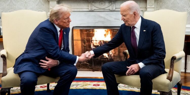 Donald Trump y Biden