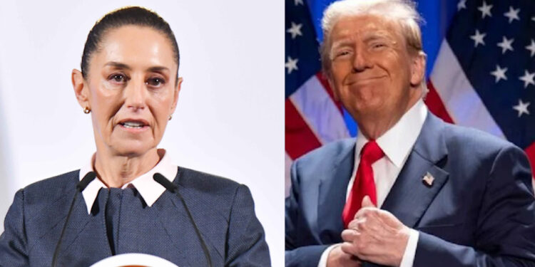Trump y Sheinbaum chocan en versión sobre migración tras conversación telefónica