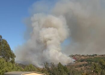 Incendio forestal en Fallbrook provocó la evacuación de personas