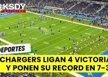 Los Chargers ligan 4 victorias y se preparan para recibir a Ravens en el Monday Nigth Football
