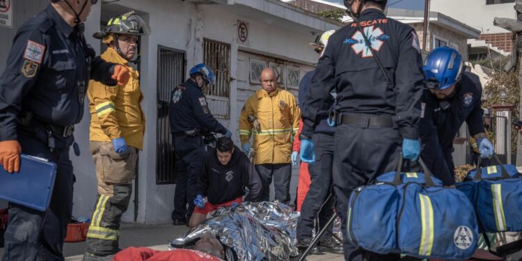 elevador se desploma tijuana