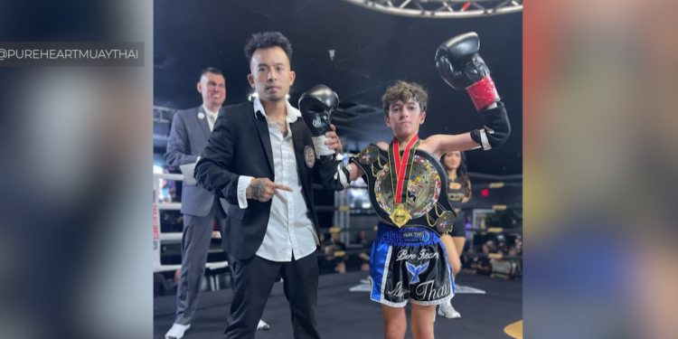 Joven boxeador