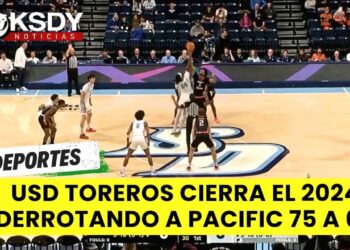 USD Toreros cierra el 2024 derrotando a Pacific 75 puntos a 65