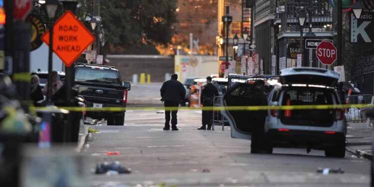 Ataque con vehículo deja 15 muertos y decenas de heridos en Nueva Orleans